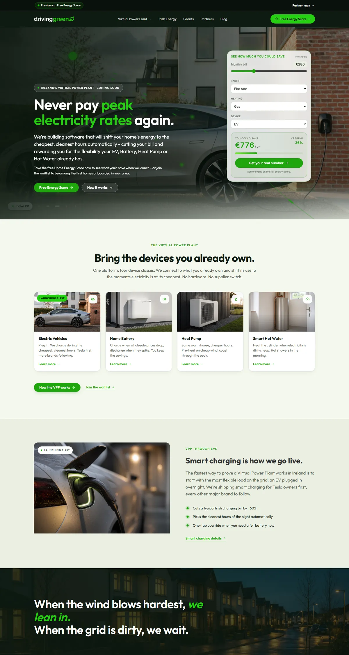 Driving Green website