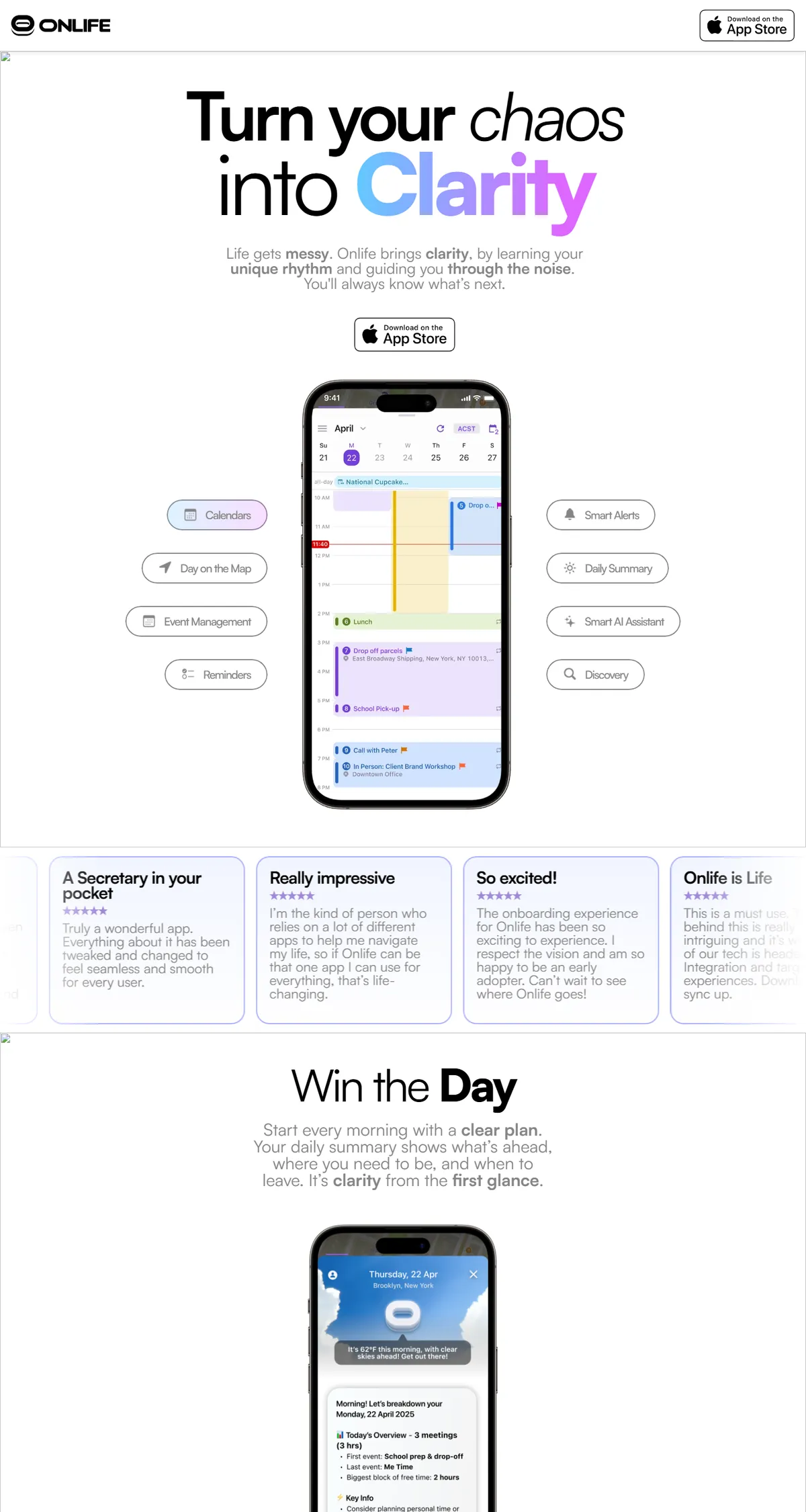 Onlife website